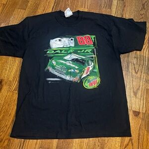 Vintage Dale Earnhardt Jr T-Shirt 88 NASCAR Mountain Dew Winners Circle men's XL